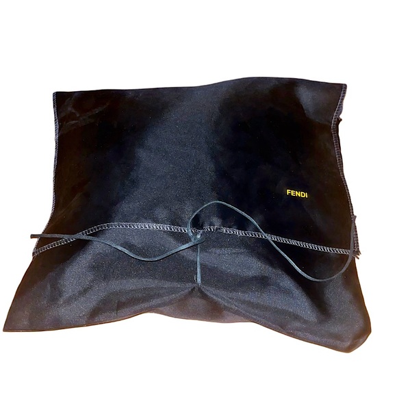 Authentic FENDI Silk Pecan Stripe Fox & Rabbit Fur Shawl - Picture 16 of 16